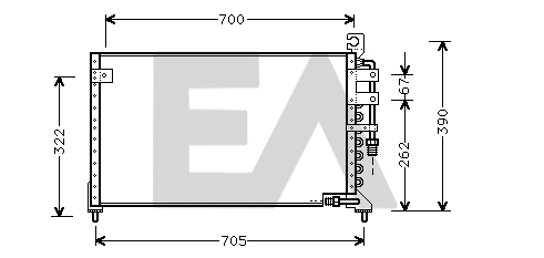 Condenser, air conditioning (30C51002)