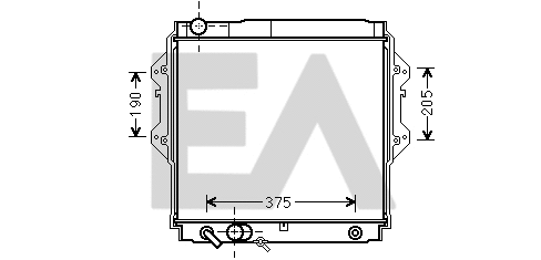 Radiator, engine cooling (31R71251)