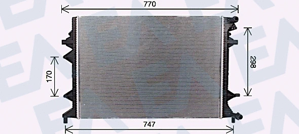 Radiator, engine cooling (31R77138)