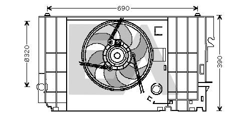 Fan, engine cooling (33V10028)