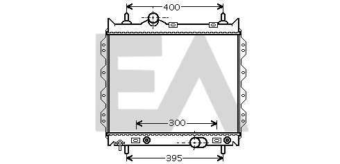 Radiator, engine cooling (31R12018)