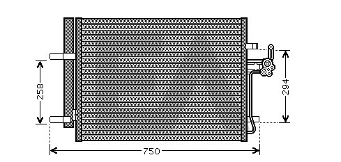 Condenser, air conditioning (30C22048)