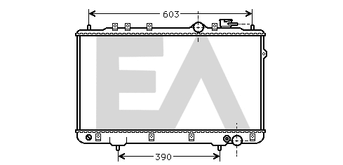 Radiator, engine cooling (31R28003)