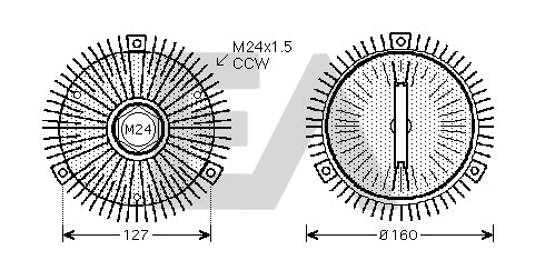 Fan Wheel, engine cooling (35C07D06)