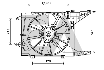 Fan, engine cooling (33V60027)