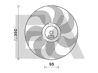 Fan, engine cooling (33V77009)