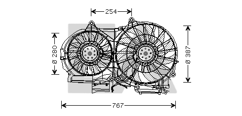 Fan, engine cooling (33V02004)