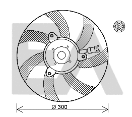 Fan, engine cooling (33V77023)
