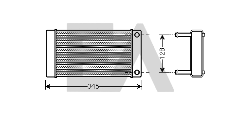 Heat Exchanger, interior heating (45C10013)