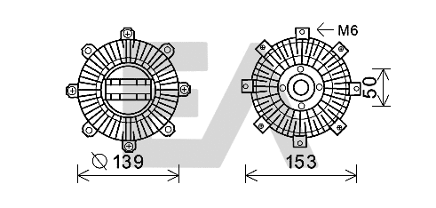 Fan Wheel, engine cooling (35C69D01)