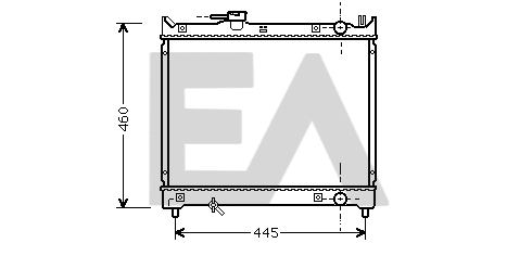 Radiator, engine cooling (31R69069)