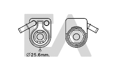 Oil Cooler, engine oil (37G22003)