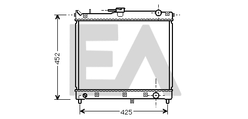 Radiator, engine cooling (31R69074)