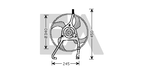 Fan, engine cooling (33V10022)