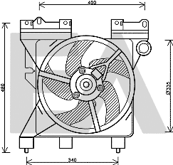 Fan, engine cooling (33V10029)
