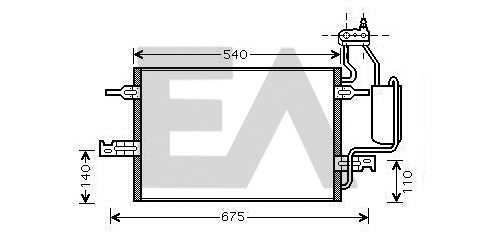 Condenser, air conditioning (30C54014)