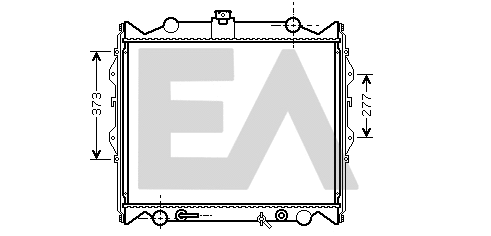 Radiator, engine cooling (31R71157)