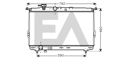Radiator, engine cooling (31R28036)