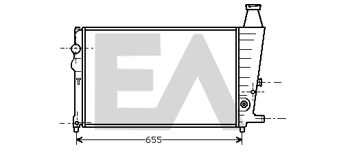 Radiator, engine cooling (31R10006)