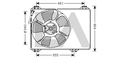 Fan, engine cooling (33V69006)