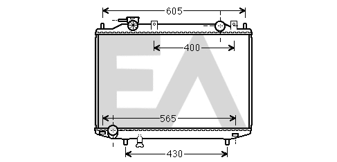 Radiator, engine cooling (31R52107)