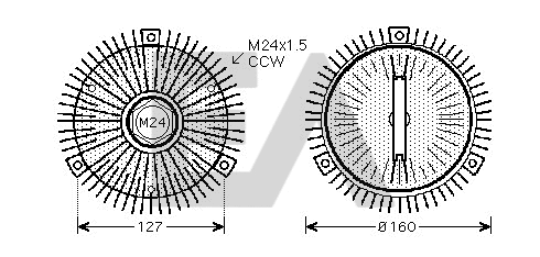 Fan Wheel, engine cooling (35C02D02)