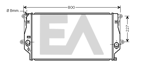 Radiator, engine cooling (31R71205)