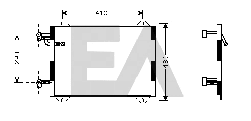 Condenser, air conditioning (30C02015)