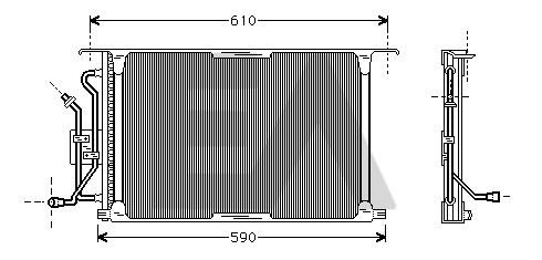 Condenser, air conditioning (30C22009)