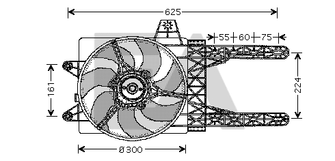 Fan, engine cooling (33V25004)