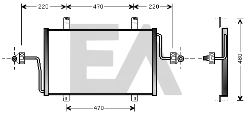 Condenser, air conditioning (30C60034)