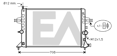 Radiator, engine cooling (31R54218)