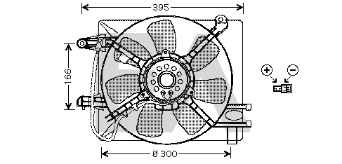 Fan, engine cooling (33V20017)