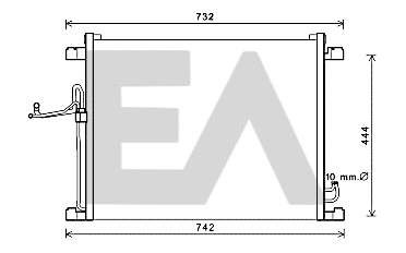 Condenser, air conditioning (30C18045)