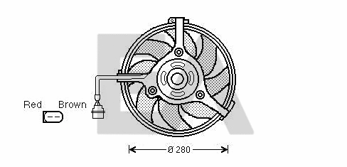 Fan, engine cooling (33V02008)