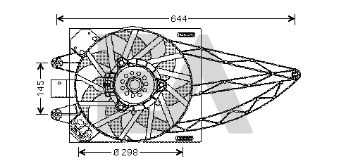 Fan, engine cooling (33V25024)