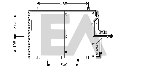 Condenser, air conditioning (30C50003)