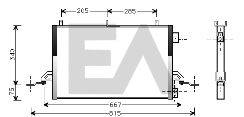 Condenser, air conditioning (30C22006)