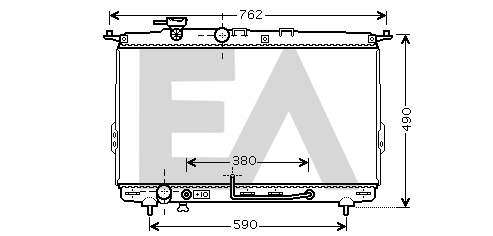Radiator, engine cooling (31R28132)