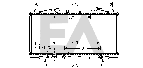 Radiator, engine cooling (31R26076)