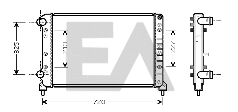 Radiator, engine cooling (31R25110)