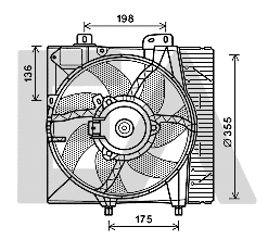 Fan, engine cooling (33V55021)