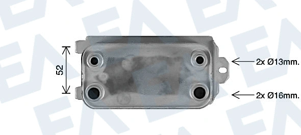 Oil Cooler, engine oil (37G05005)