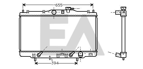 Radiator, engine cooling (31R26115)