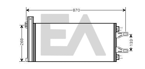 Condenser, air conditioning (30C10024)