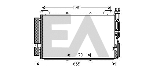 Condenser, air conditioning (30C28065)