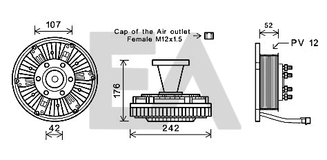 Fan Wheel, engine cooling (35C30D03)