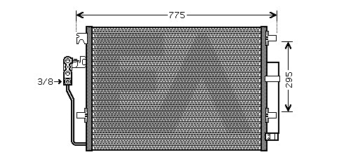 Condenser, air conditioning (30C77038)