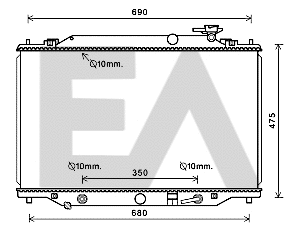 Radiator, engine cooling (31R52120)