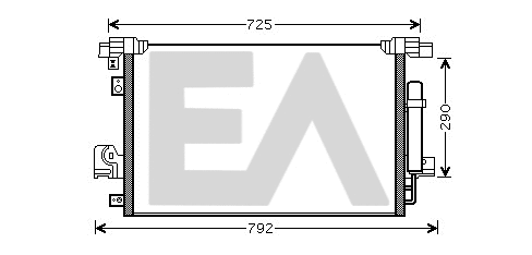 Condenser, air conditioning (30C51014)